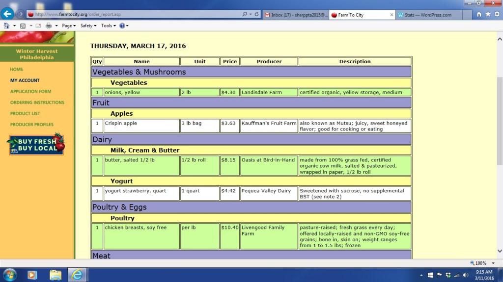 Winter Harvest, Spring&nbsp;Seedlings